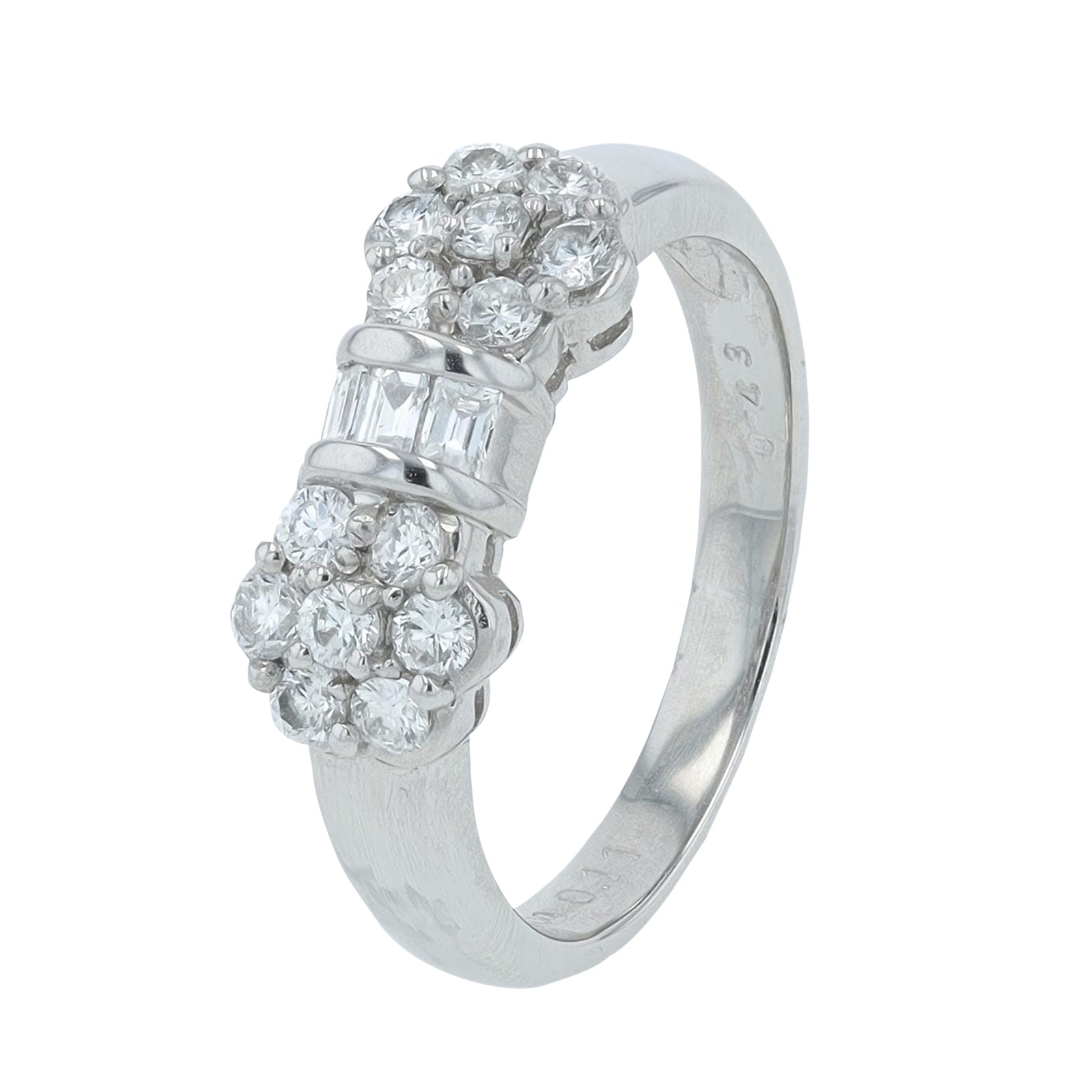 PT900 .54 CTW Diamond Ring