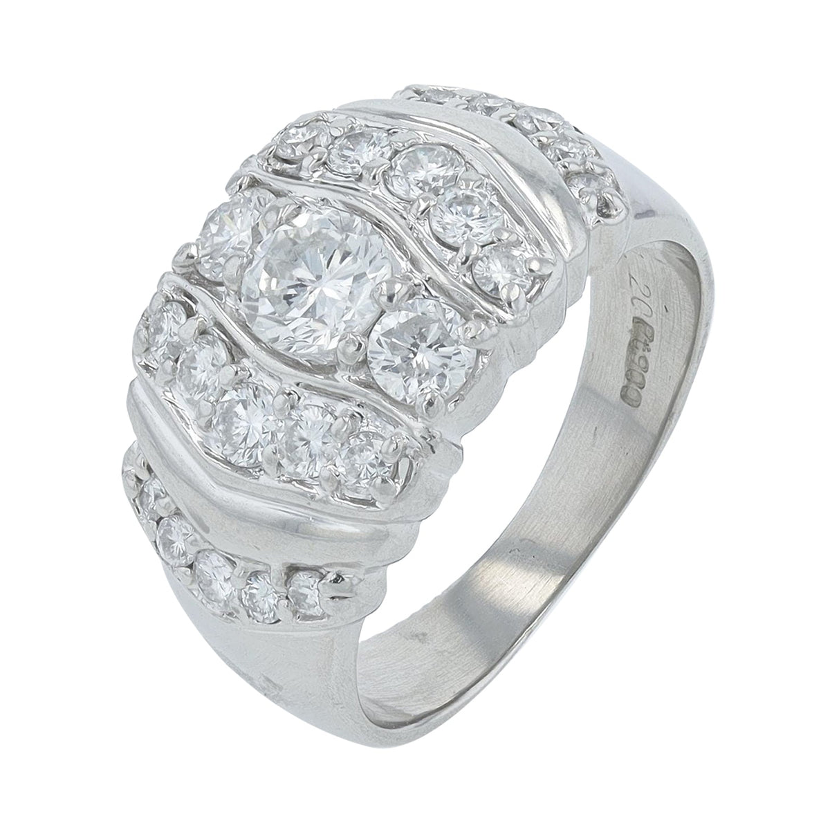 PT900 1.20 CTW Diamond Band