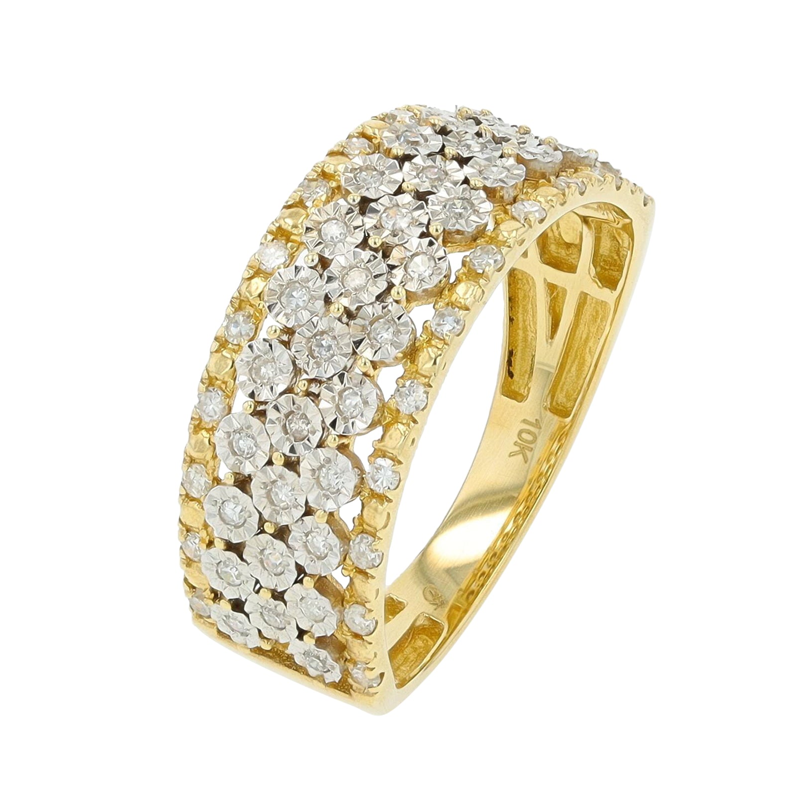 10K .25 CTW Diamond Ring<p><strong>More Colors Available</p></strong>