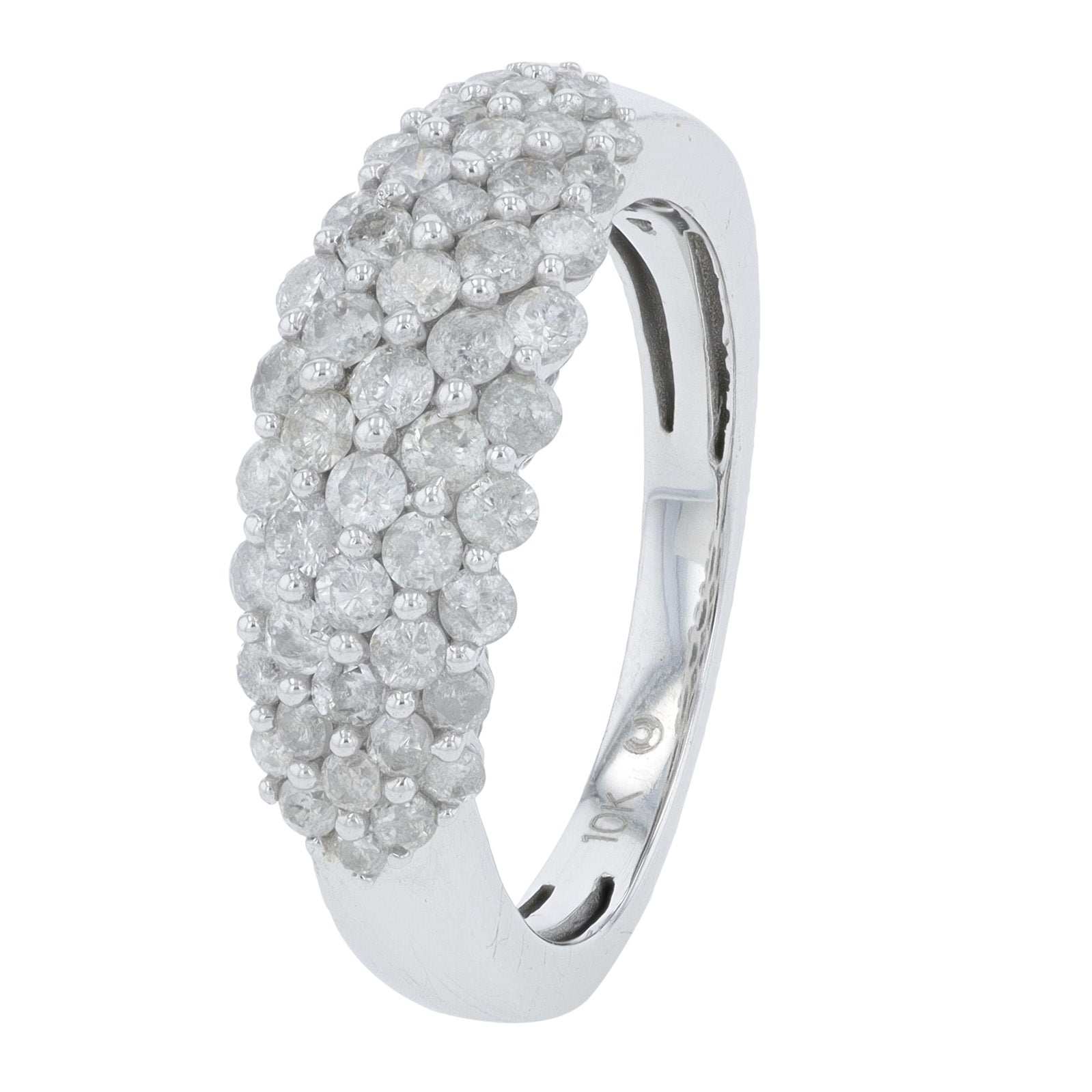 10K WG 1 CTW Diamond Band