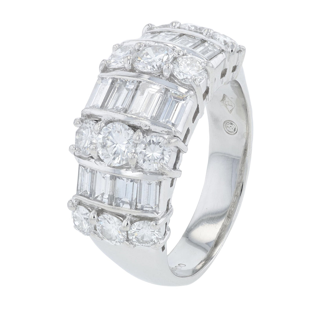 PT900 2.54 CT Diamond Ring