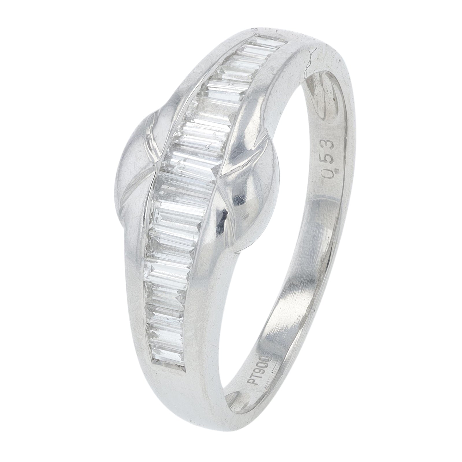 PT900 .53 CT Diamond Band