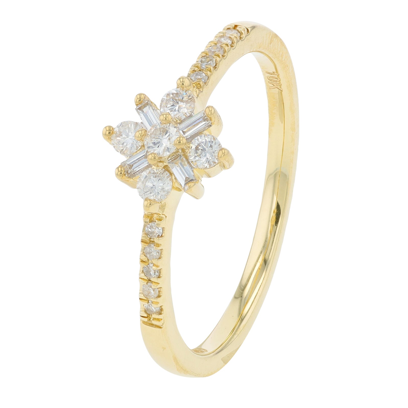 10K .25 CTW Diamond Ring <p><strong>More Colors Available</p></strong>