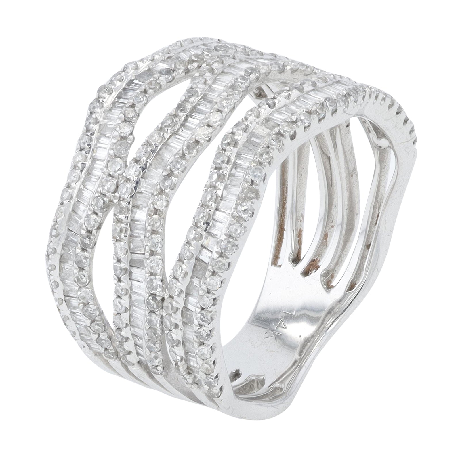 14K WG 2 CT Diamond Ring