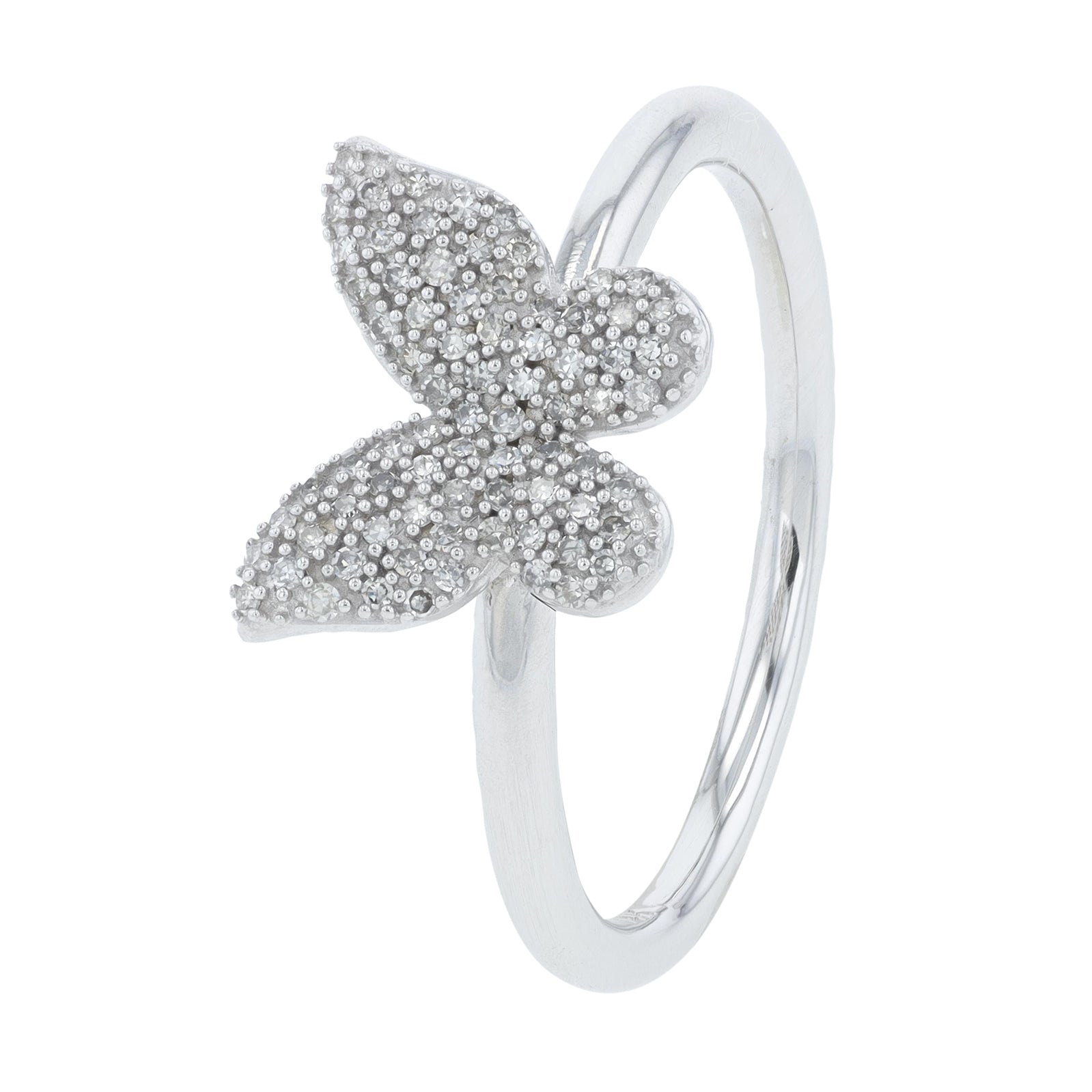 14K .16 Diamond Butterfly Ring<p><strong>More Colors Available</p></strong>