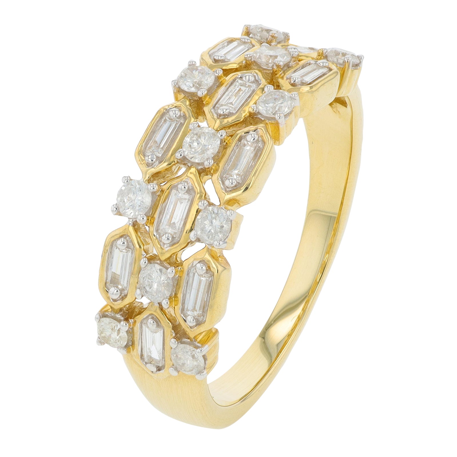 10K YG .50 CT Diamond Ring