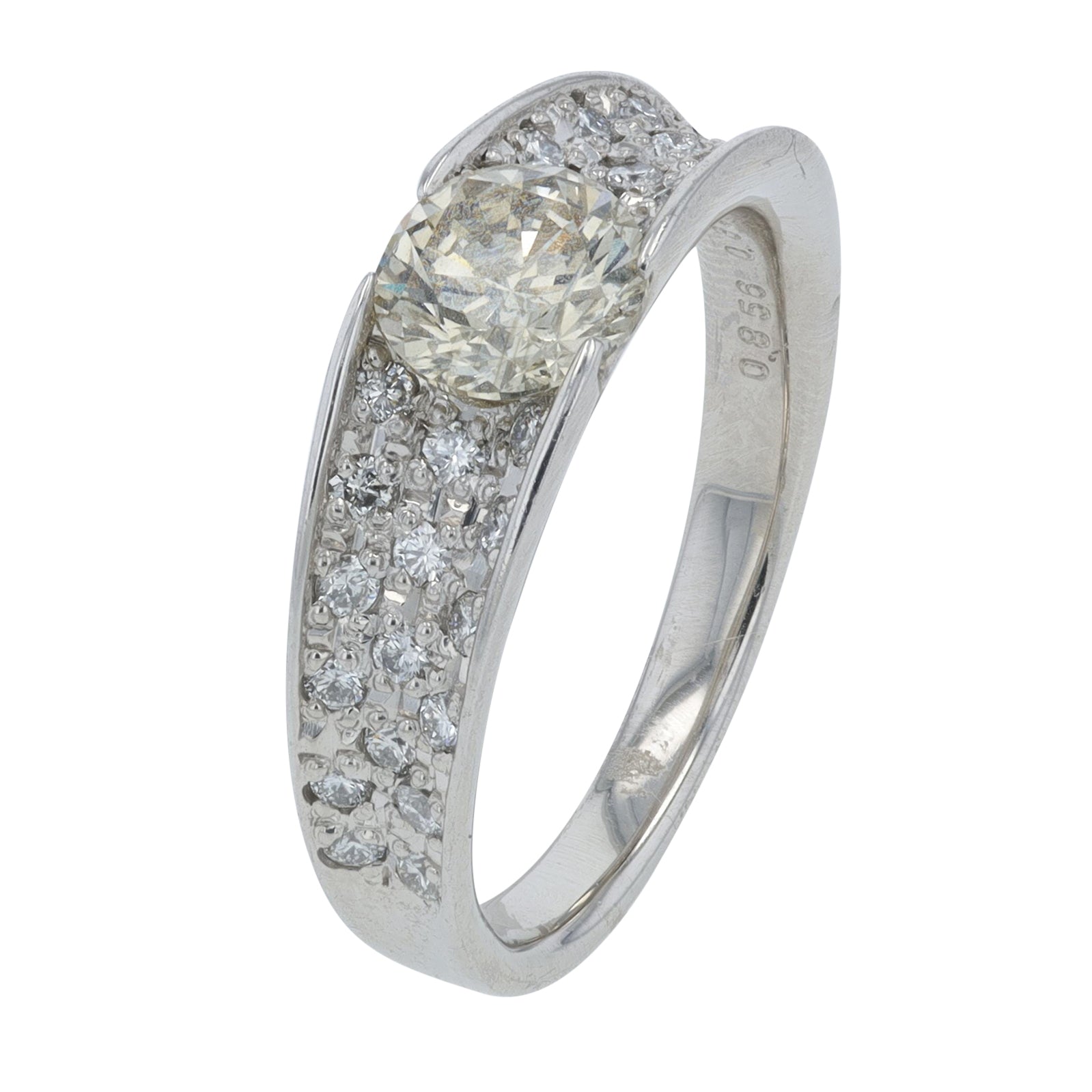 PT900 1.19 CTW Diamond Ring