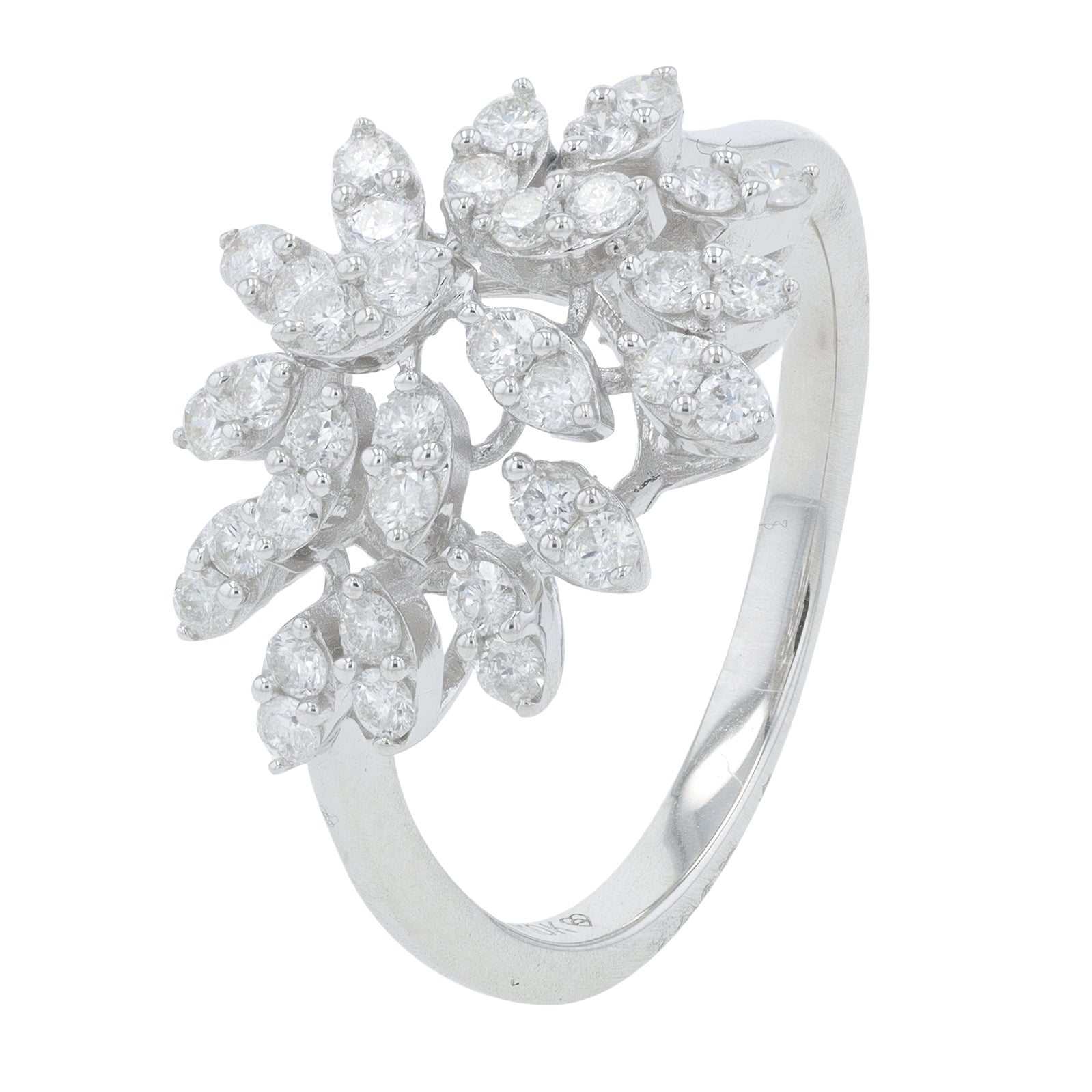 10K WG .60 CTW Diamond Ring