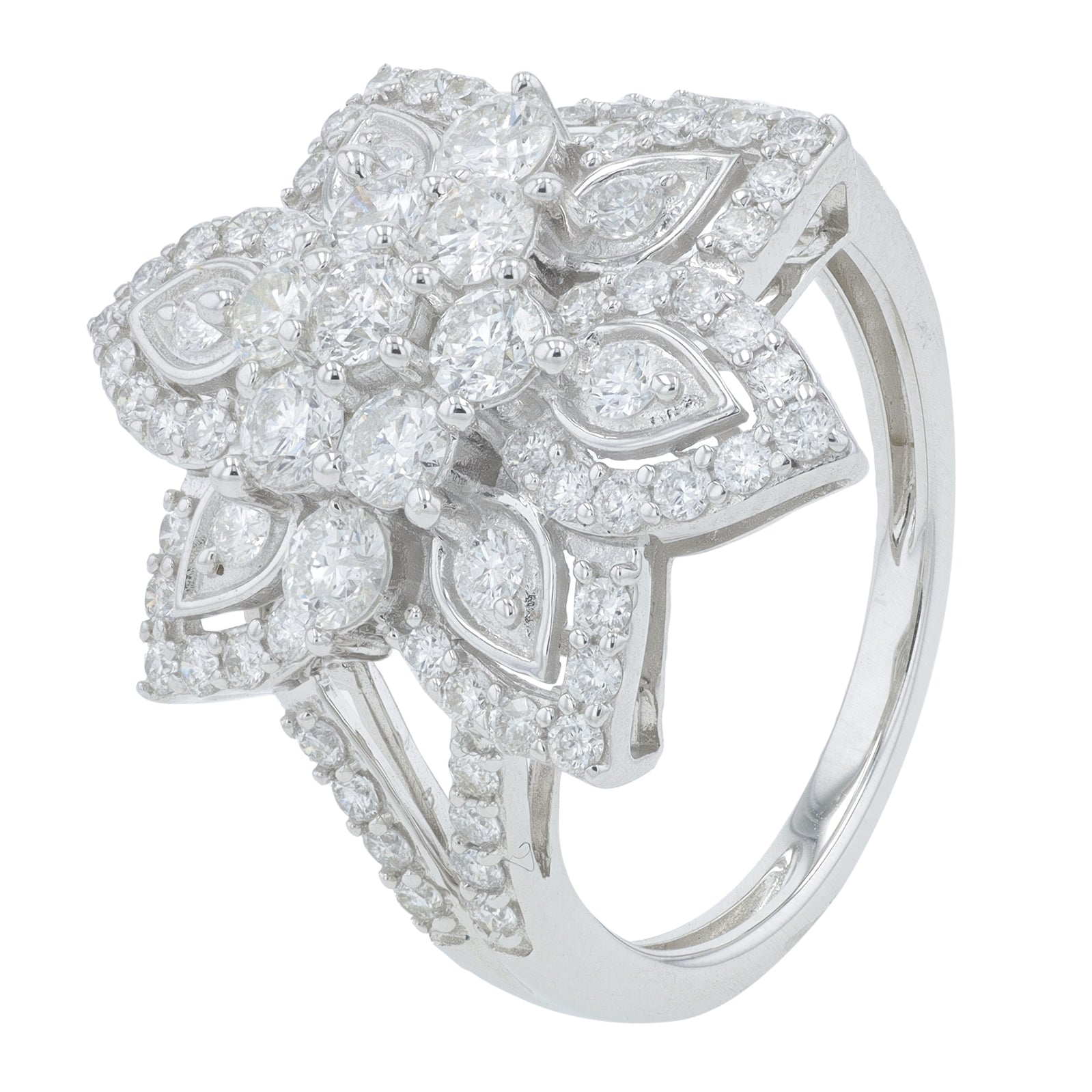 14K WG 1.50 CTW Diamond Ring