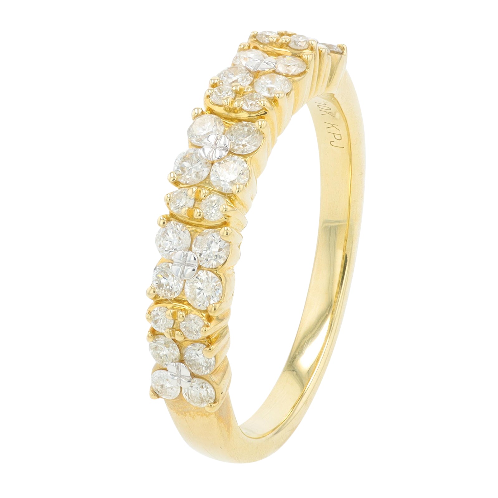 10K YG .50 CT Diamond Ring