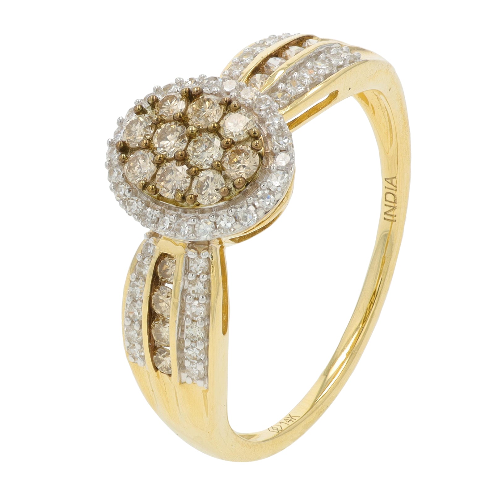 14K YG .50 CTW Diamond Ring