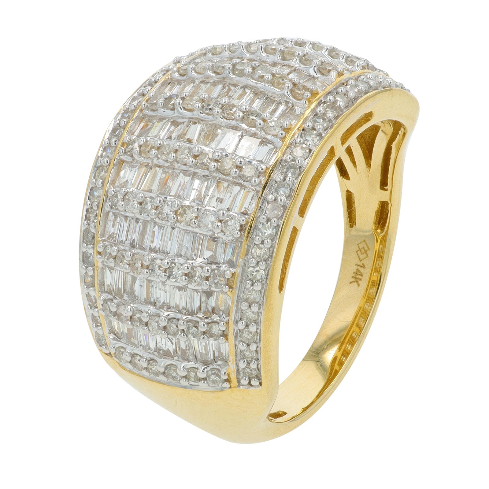 14K YG 1.25 CTW Diamond Ring