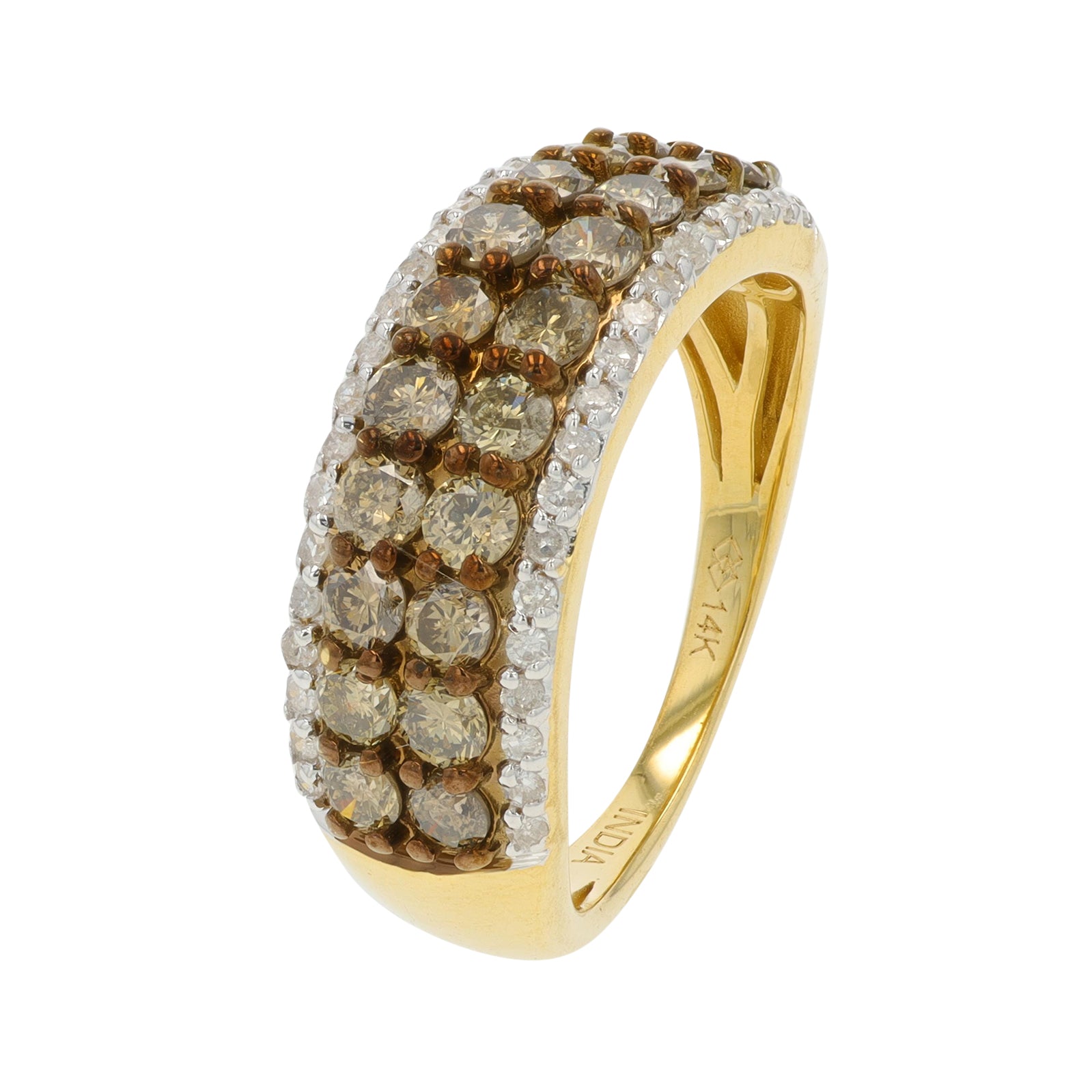 14K YG 1 CTW Diamond Ring