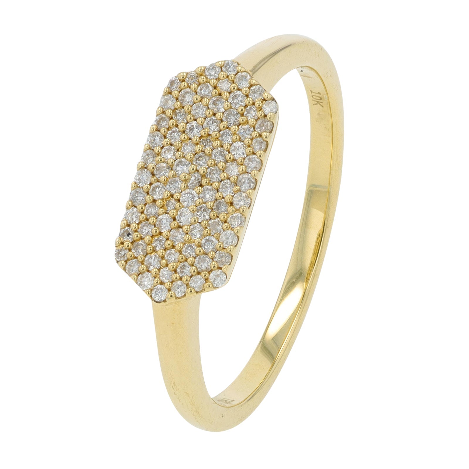 10K YG .20 CT Diamond Ring