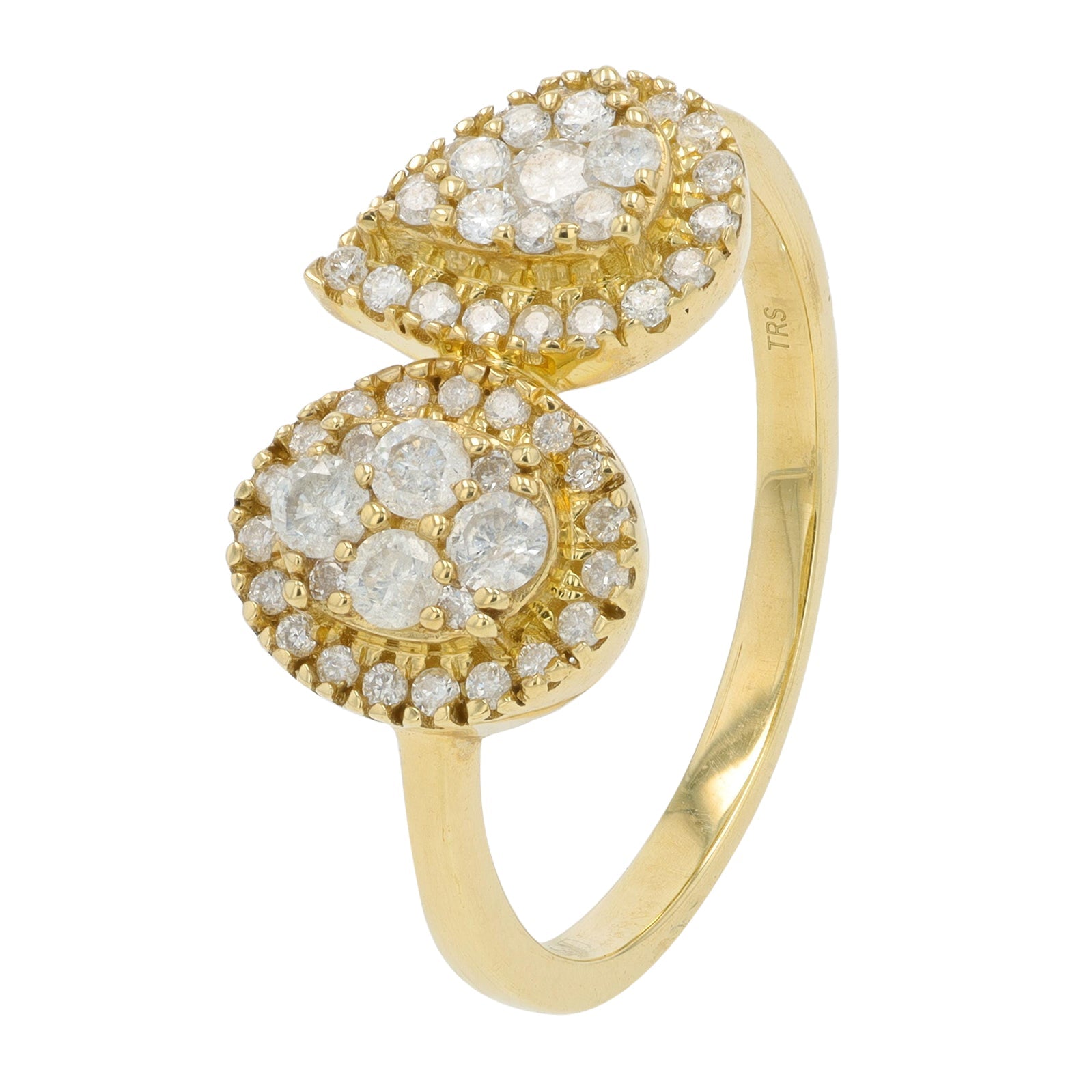 10K YG .50 CT Diamond Ring