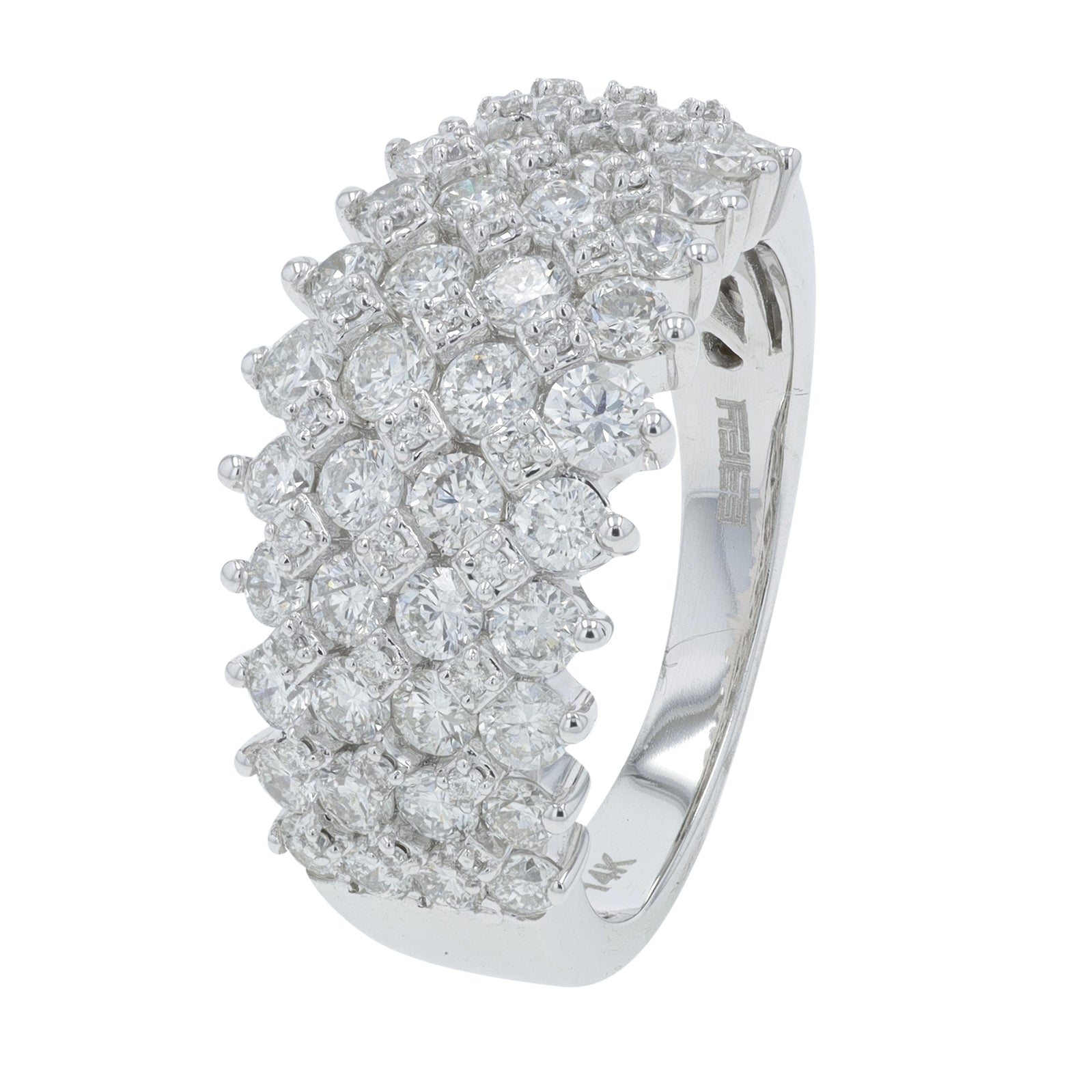14K EFFY WG 2 CTW Diamond Ring