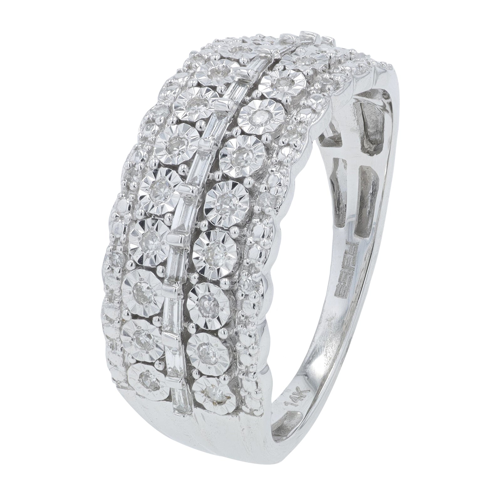 14K EFFY WG .25 CTW Diamond Ring
