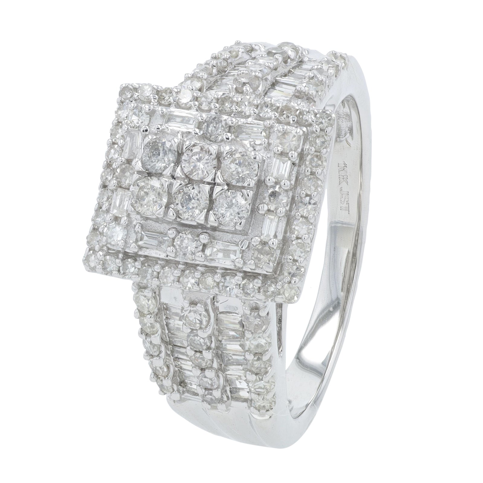10K WG 1 CTW Diamond Ring