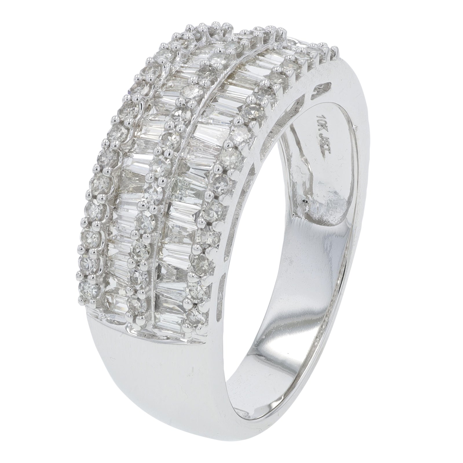 10K WG 1 CTW Diamond Ring