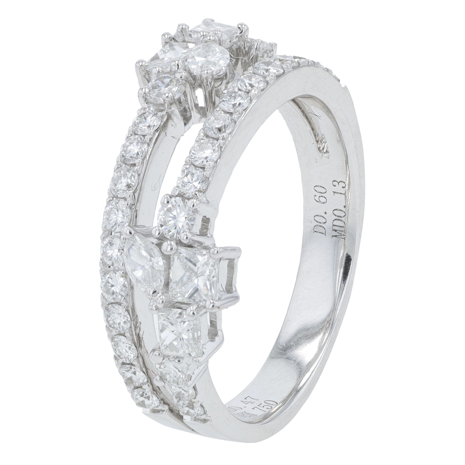 18K WG 1.20 CT Diamond Ring