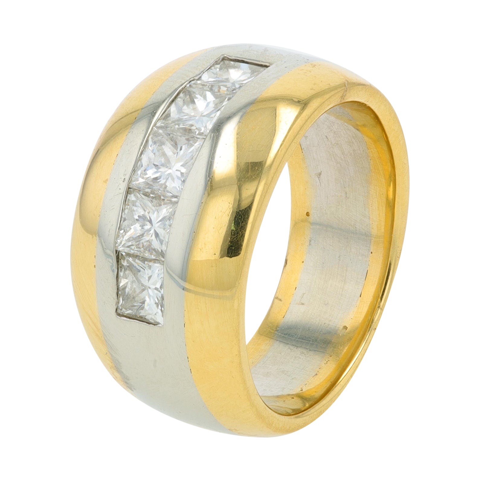 PLAT/18K YG 1.25 CTW Diamond Ring