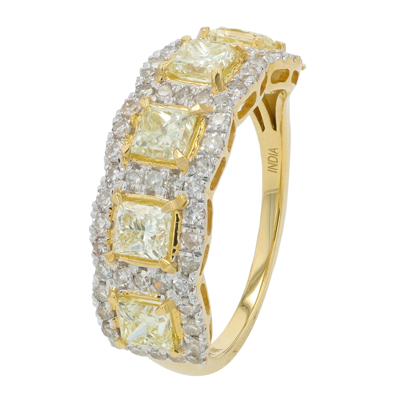 14K YG 2 CT Diamond Ring