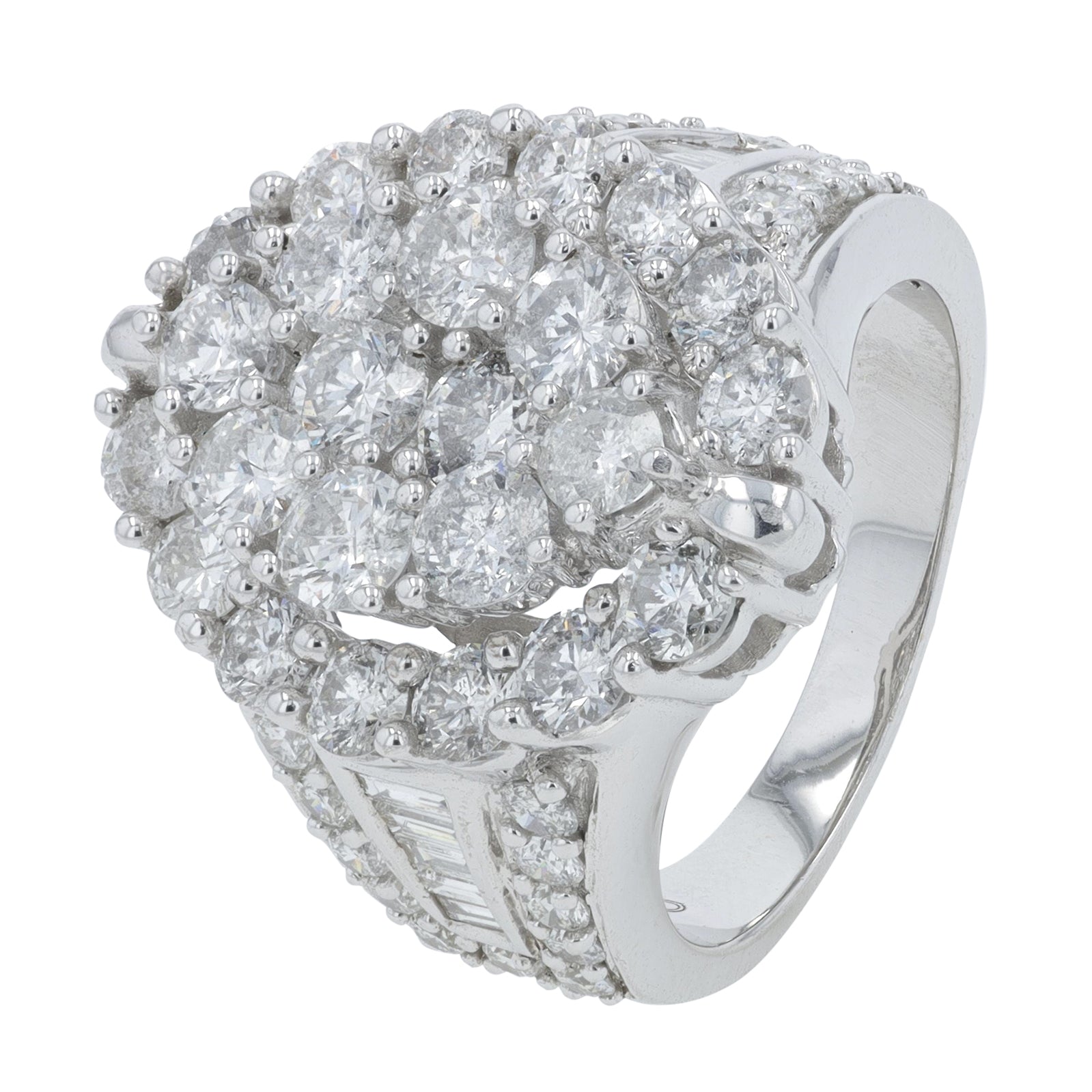 14K WG 4 CT Diamond Ring