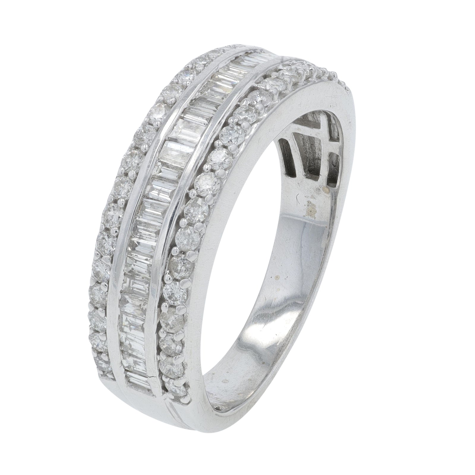 14K WG 1.05 CT Diamond Ring