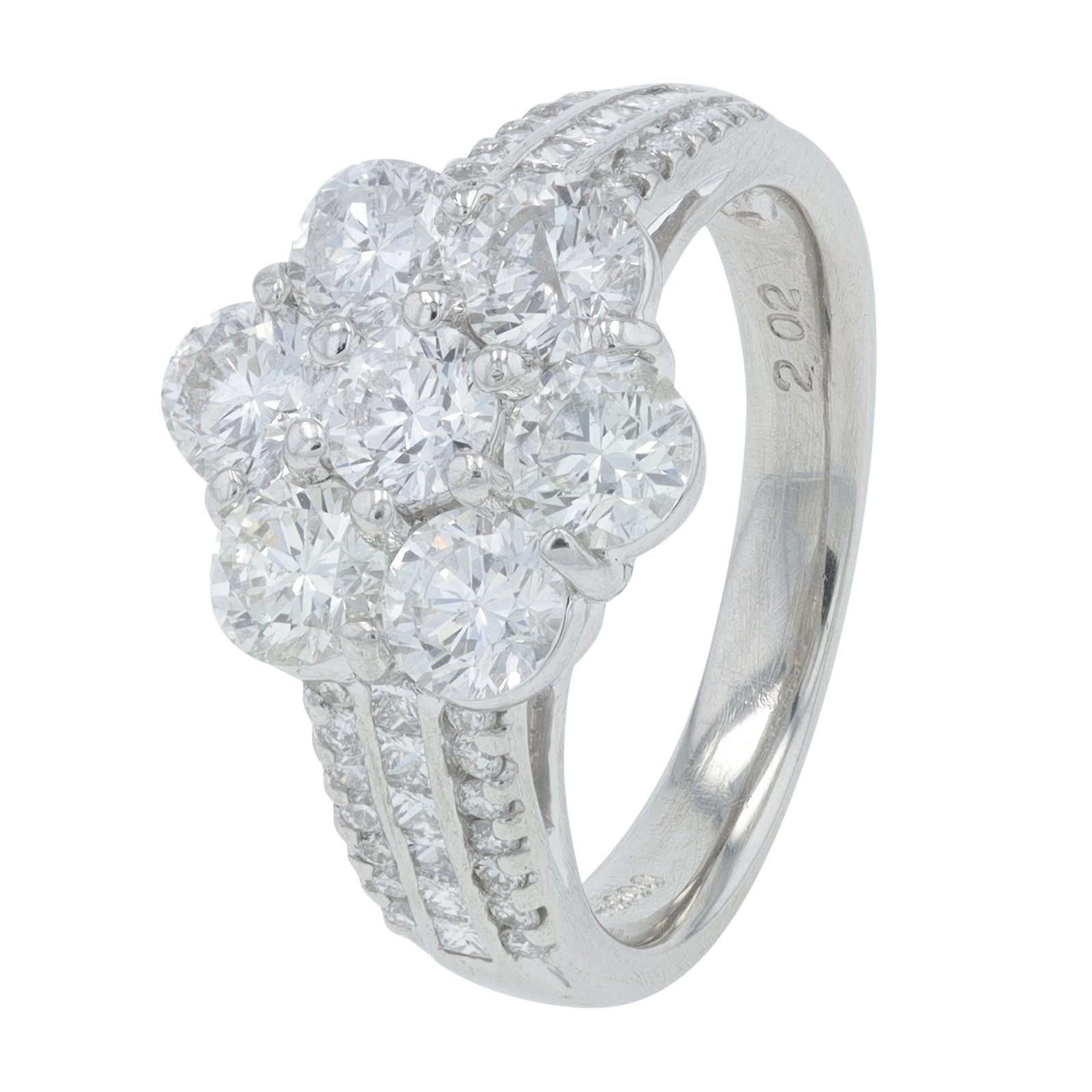 PT900 2.02 CTW Diamond Ring