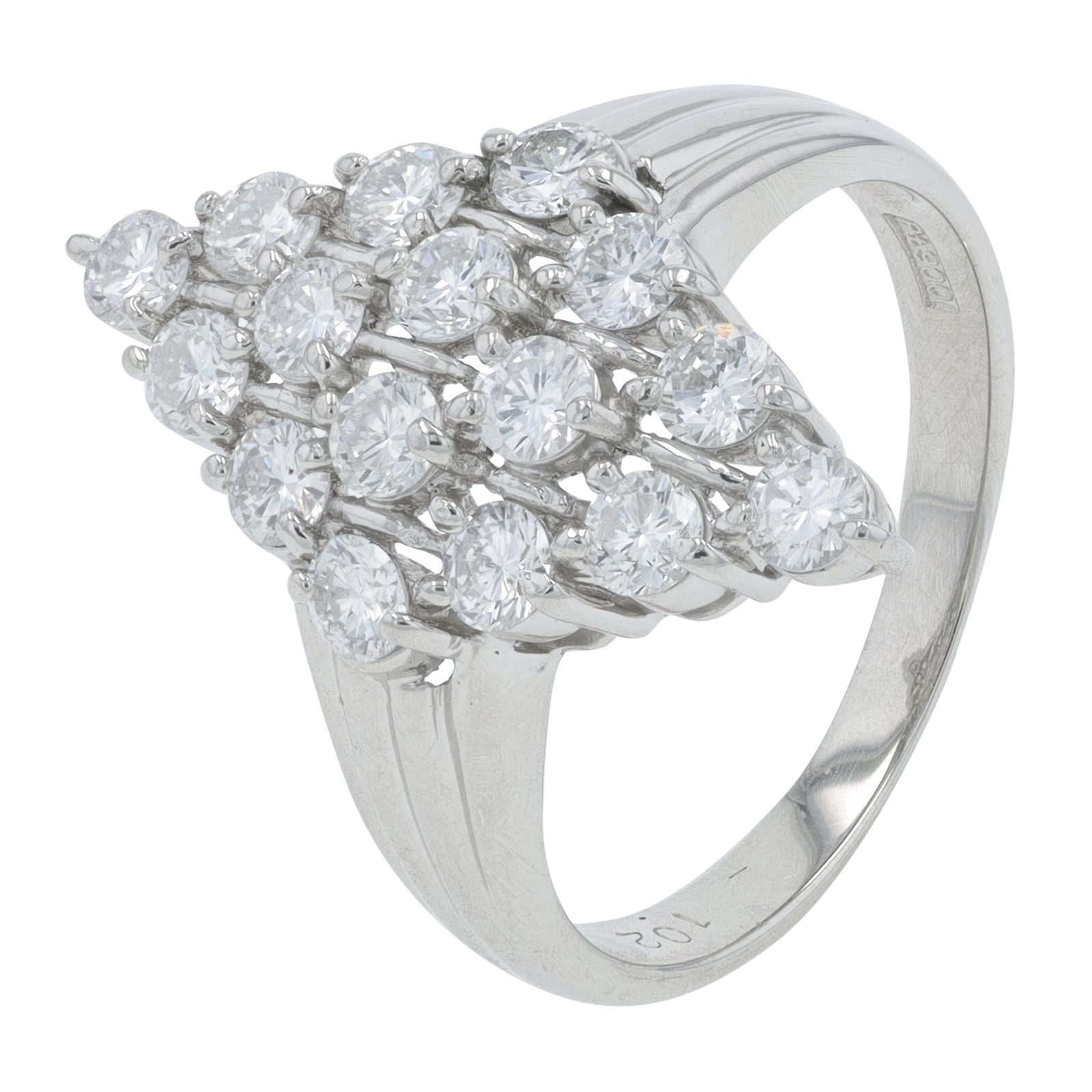 PT900 1.02 CTW Diamond Ring