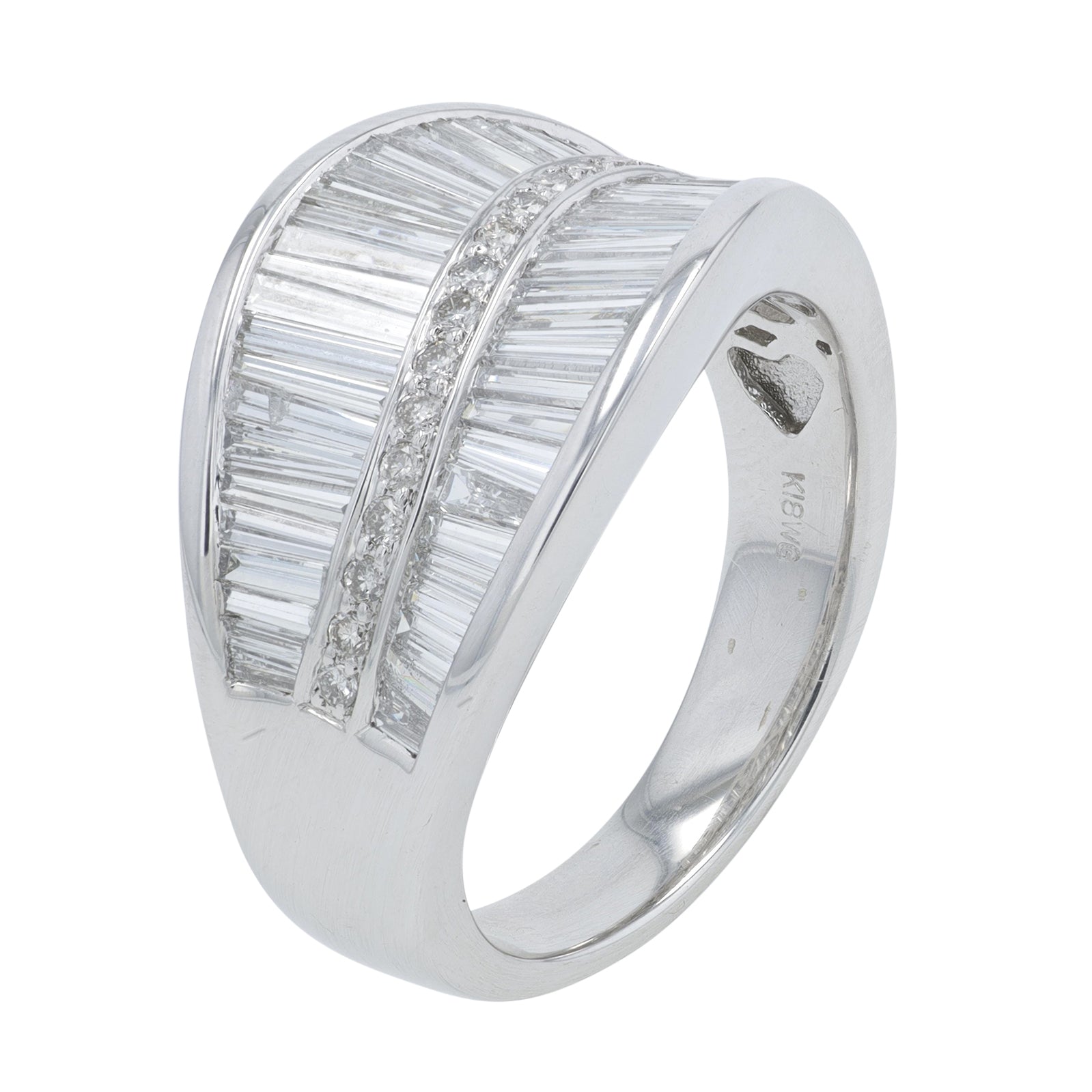 18K WG 1.61 CT Diamond Band