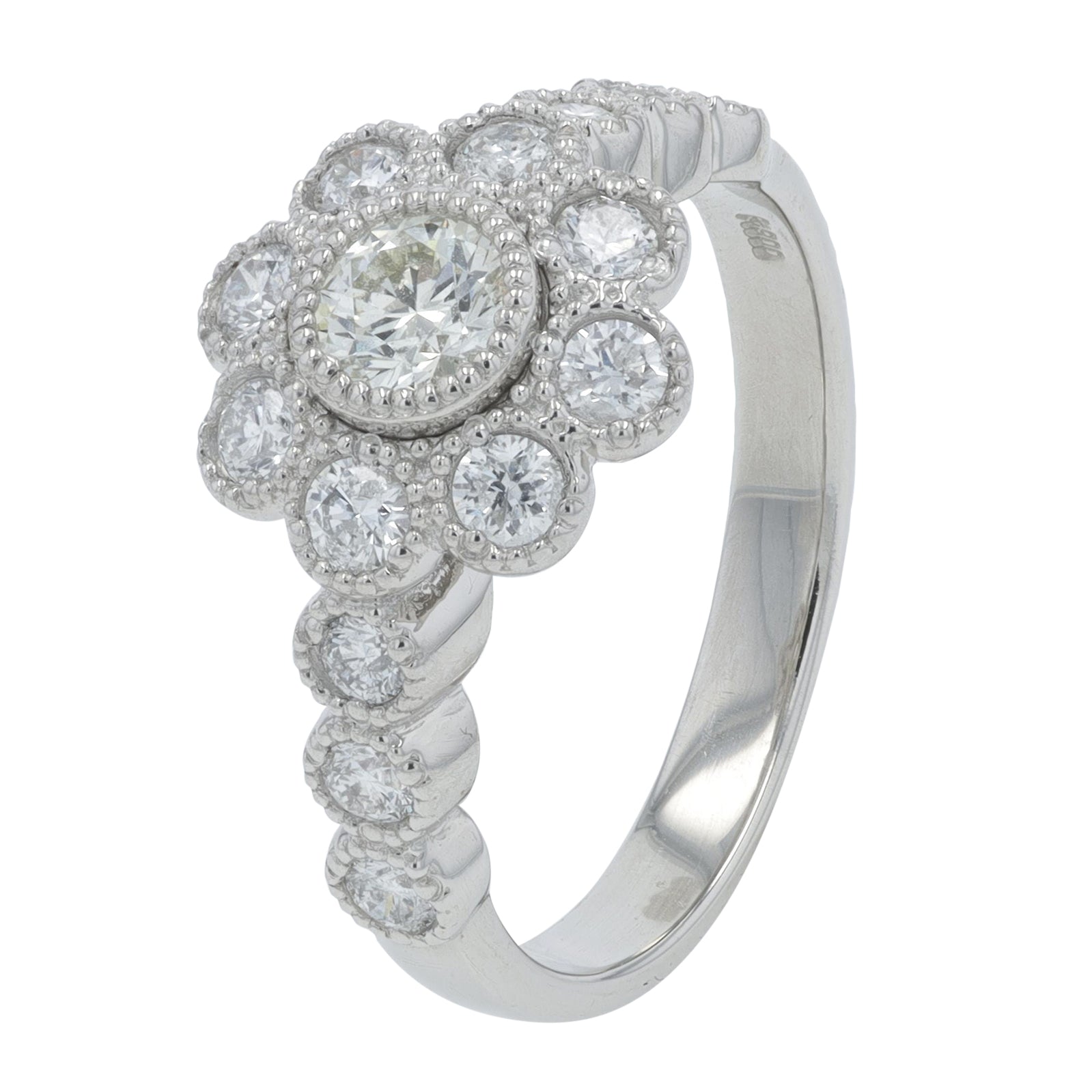 PT900 .79 CTW Diamond Ring