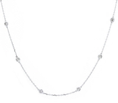 14K Diamonds by the Yard Necklace<p><strong>More Colors Available</p></strong>