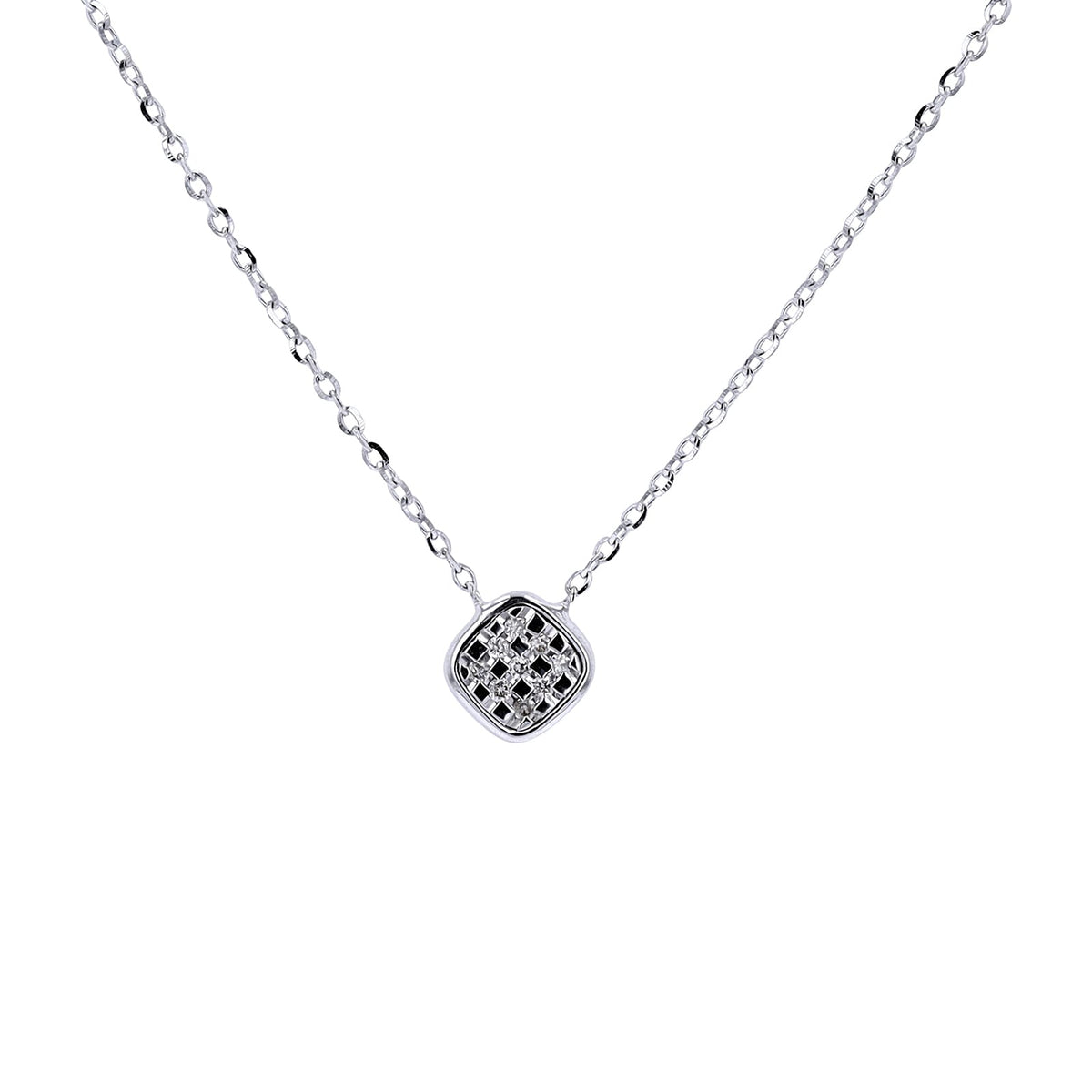 14K Diamond Cluster Pendant<p><strong>More Colors Available</p></strong>