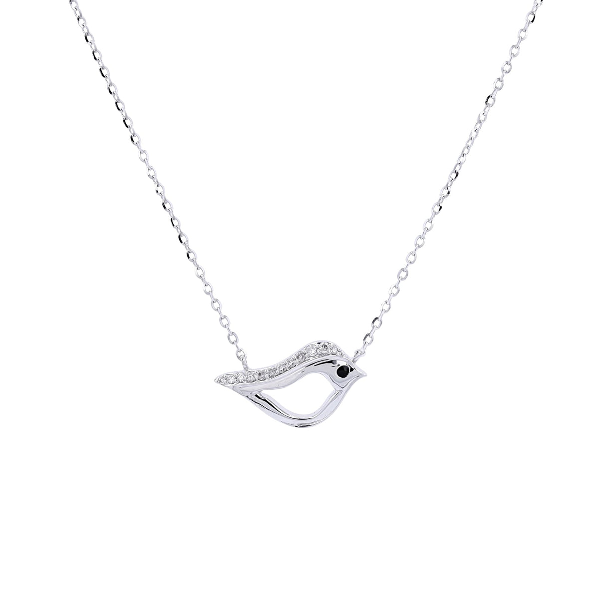 14K Diamond Bird Necklace<p><strong>More Colors Available</p></strong>