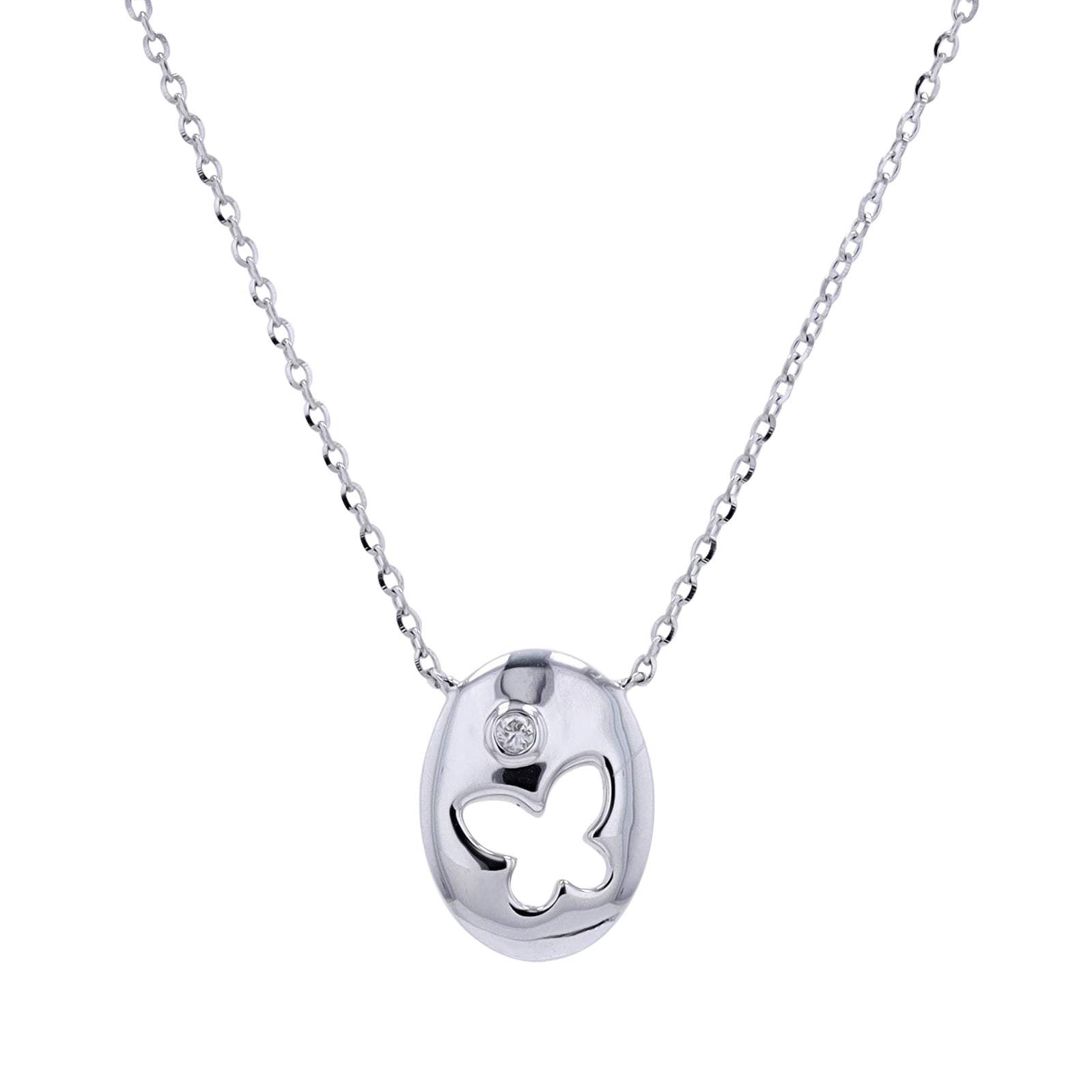 14K Diamond Butterfly Necklace<p><strong>More Colors Available</p></strong>
