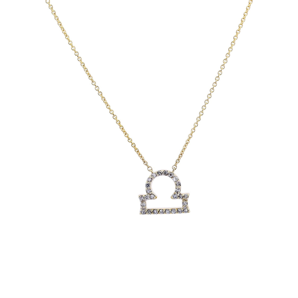 14K YG Diamond Necklace
