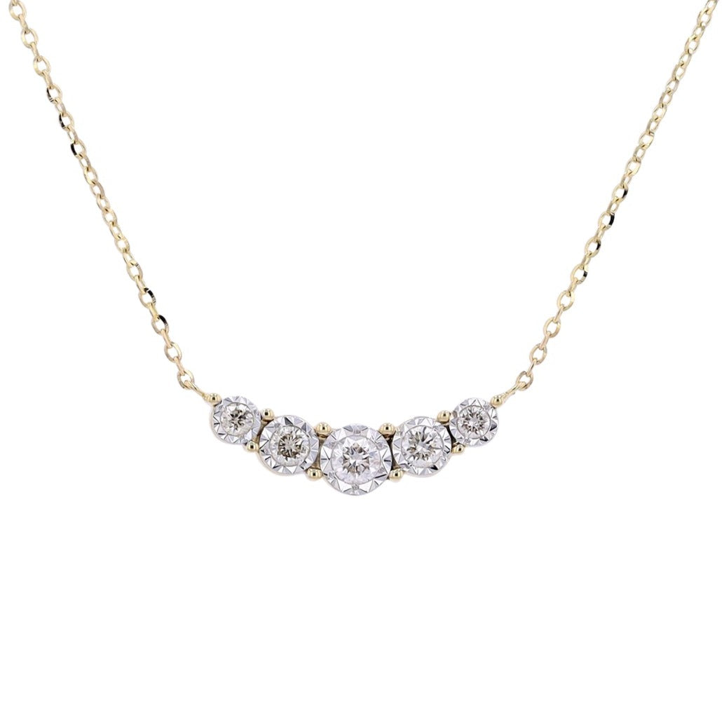 14K Five Stone Diamond<p><strong>More Colors Available</p></strong>