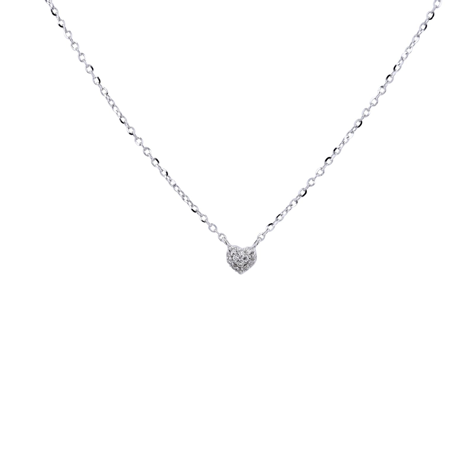 10K Diamond Heart Necklace<p><strong>More Colors Available</p></strong>
