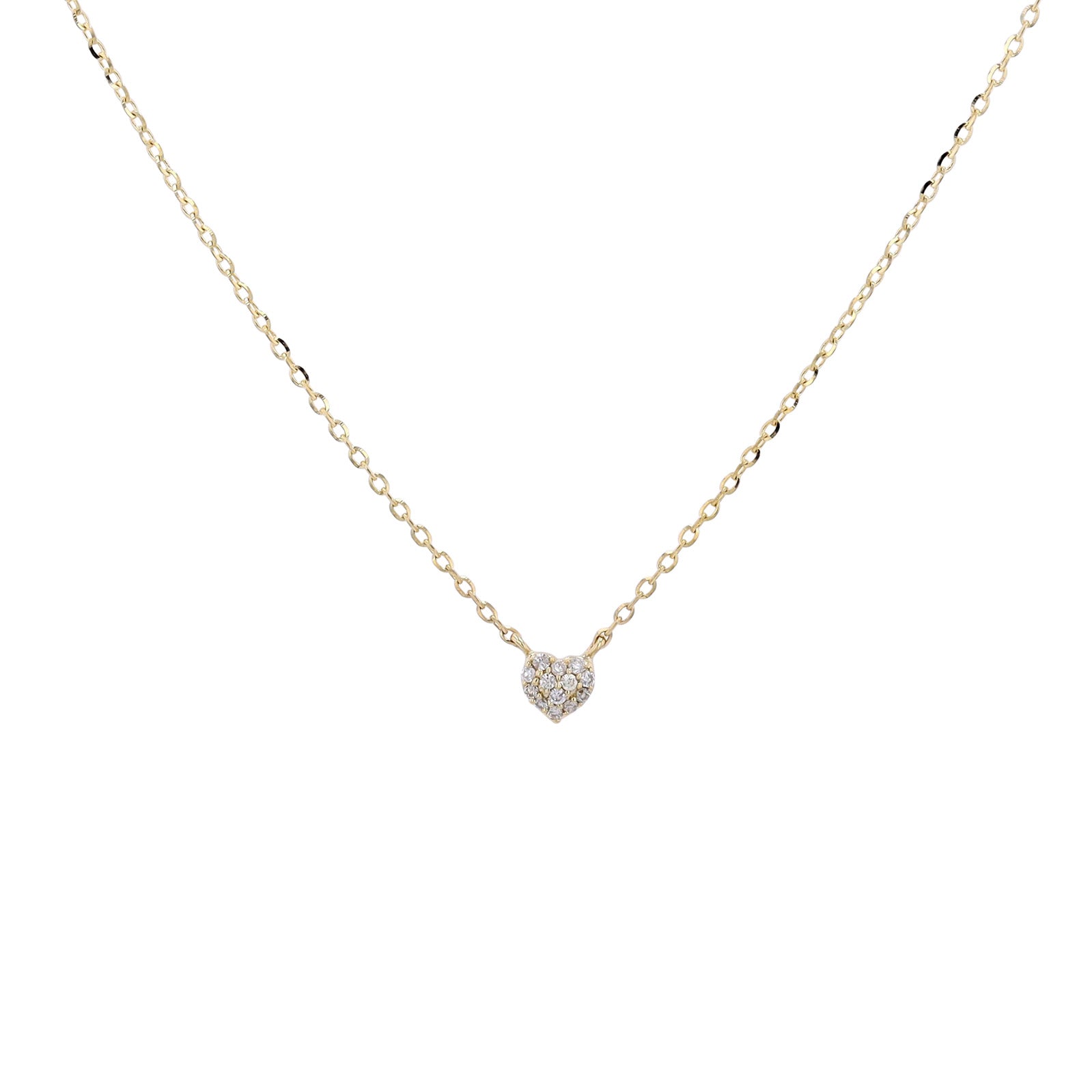 10K Diamond Heart Necklace<p><strong>More Colors Available</p></strong>
