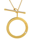 10K Serena Williams 'Unstoppable' Circle PendantMore Colors Available