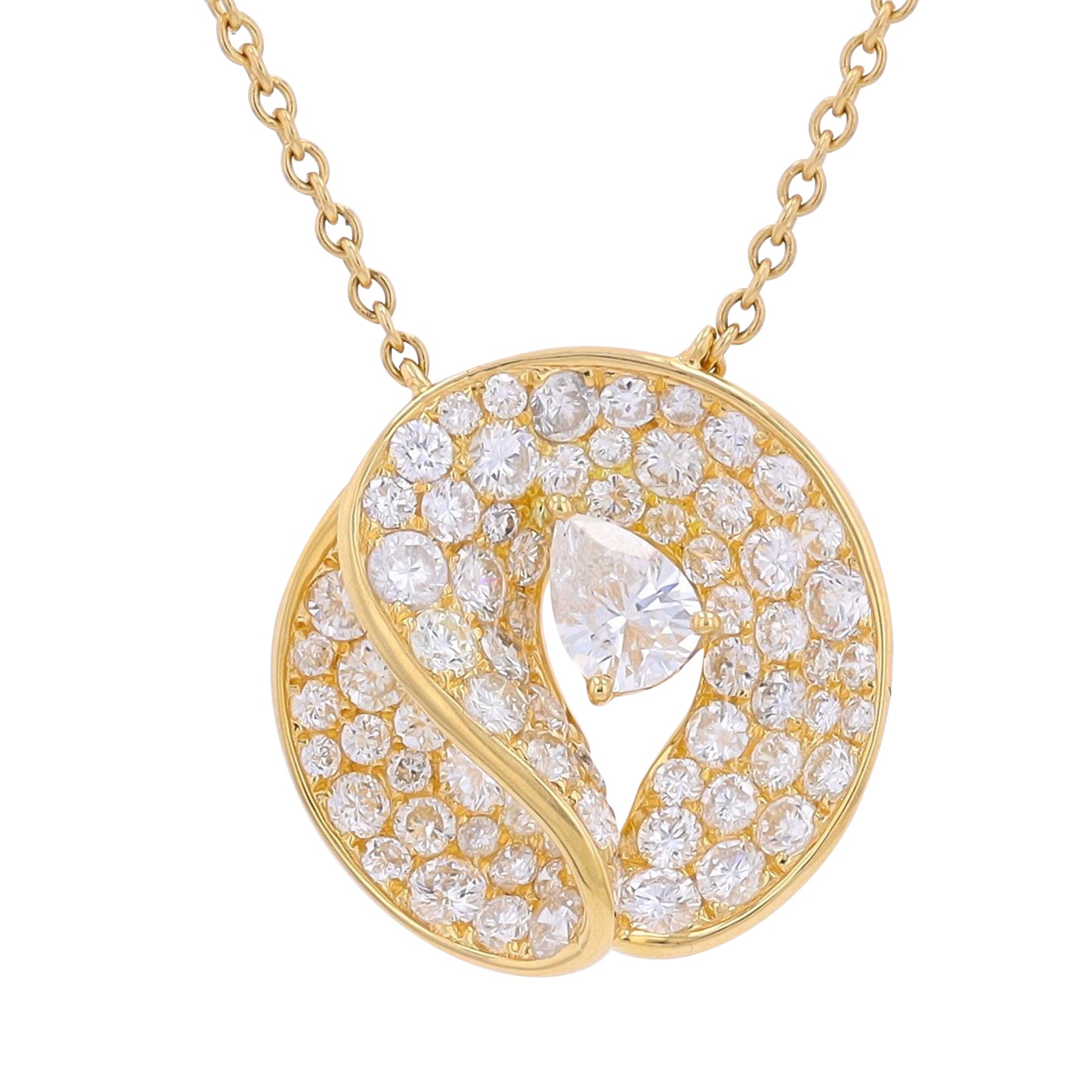 18K 2.25 CTW Diamond Necklace <p><strong>More Colors Available</p></strong>