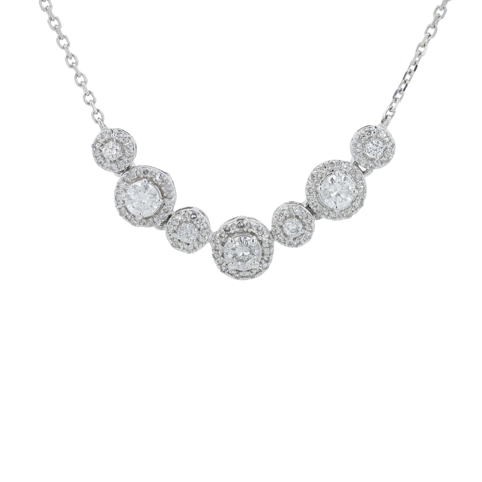 10K WG .50 CTW Diamond Necklace