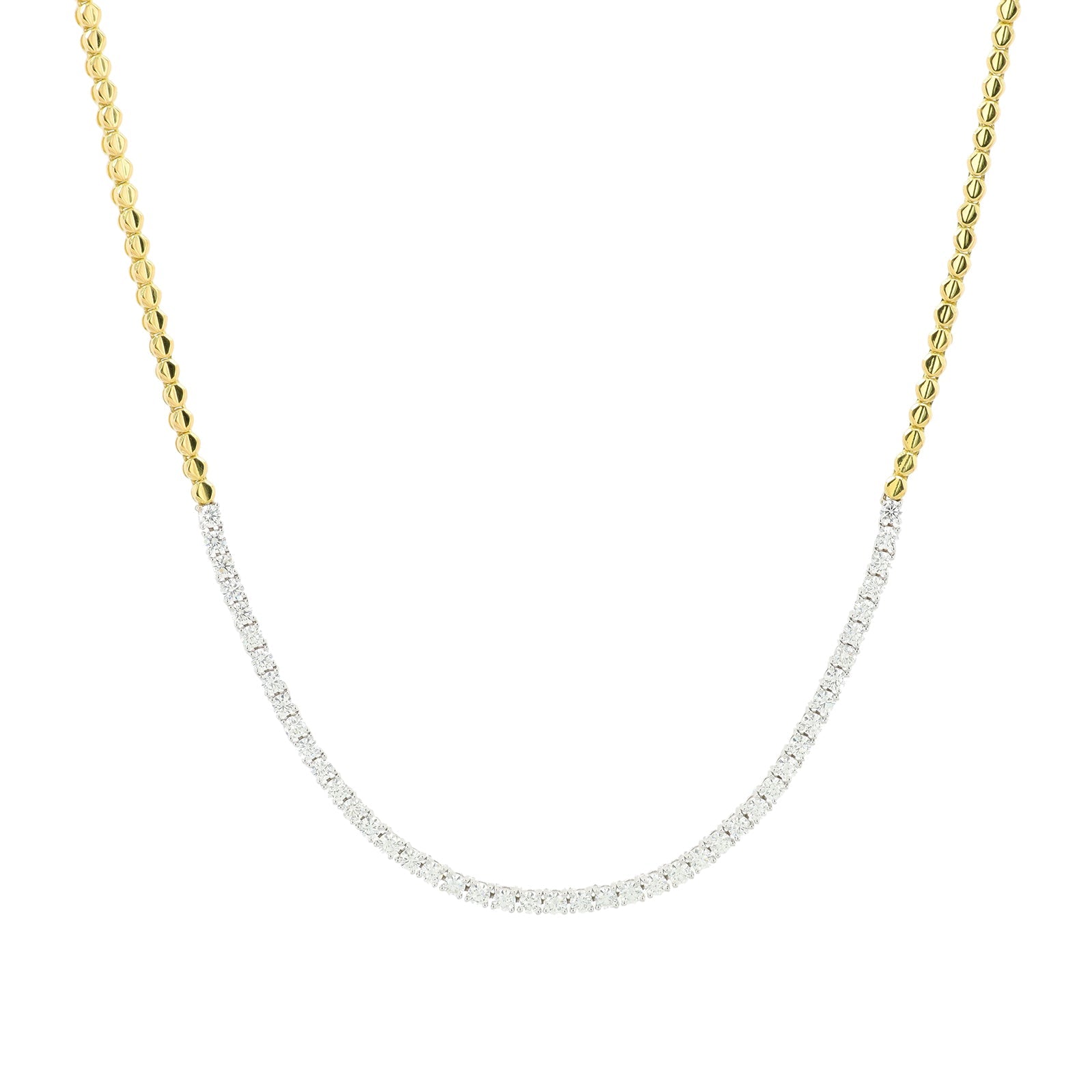 18K TT 2.70 CTW Diamond Necklace