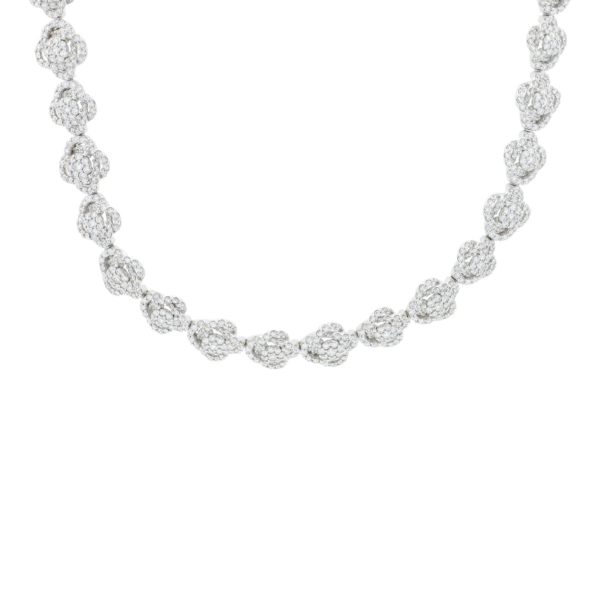 18K WG 14.50 CTW Diamond Necklace