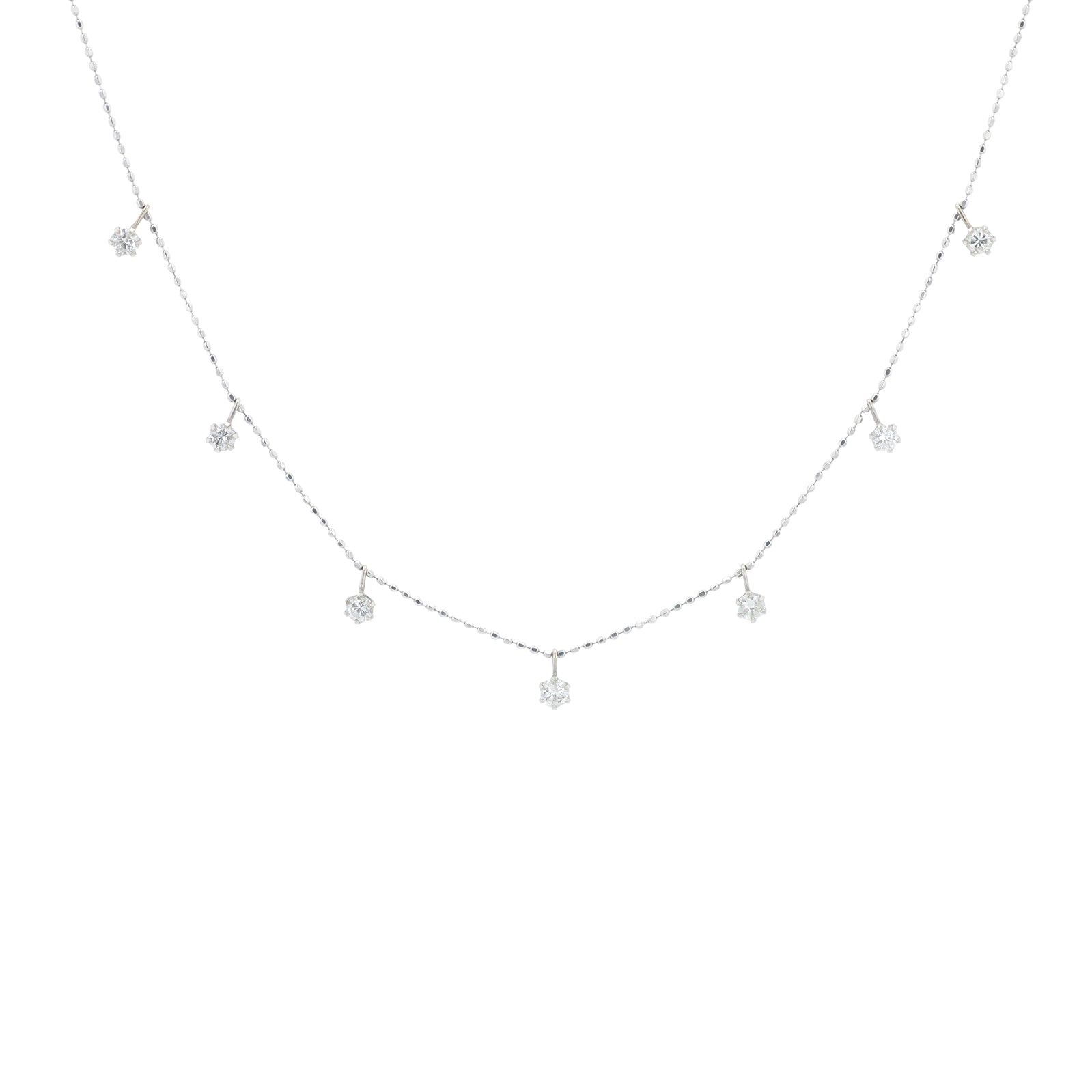 18K WG .50 CT Diamond Necklace
