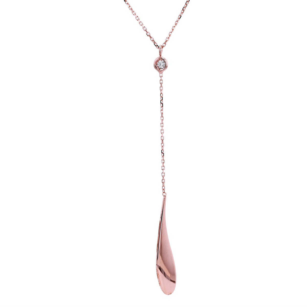 14K Gold Drop Pendant<p><strong>More Colors Available</p></strong>