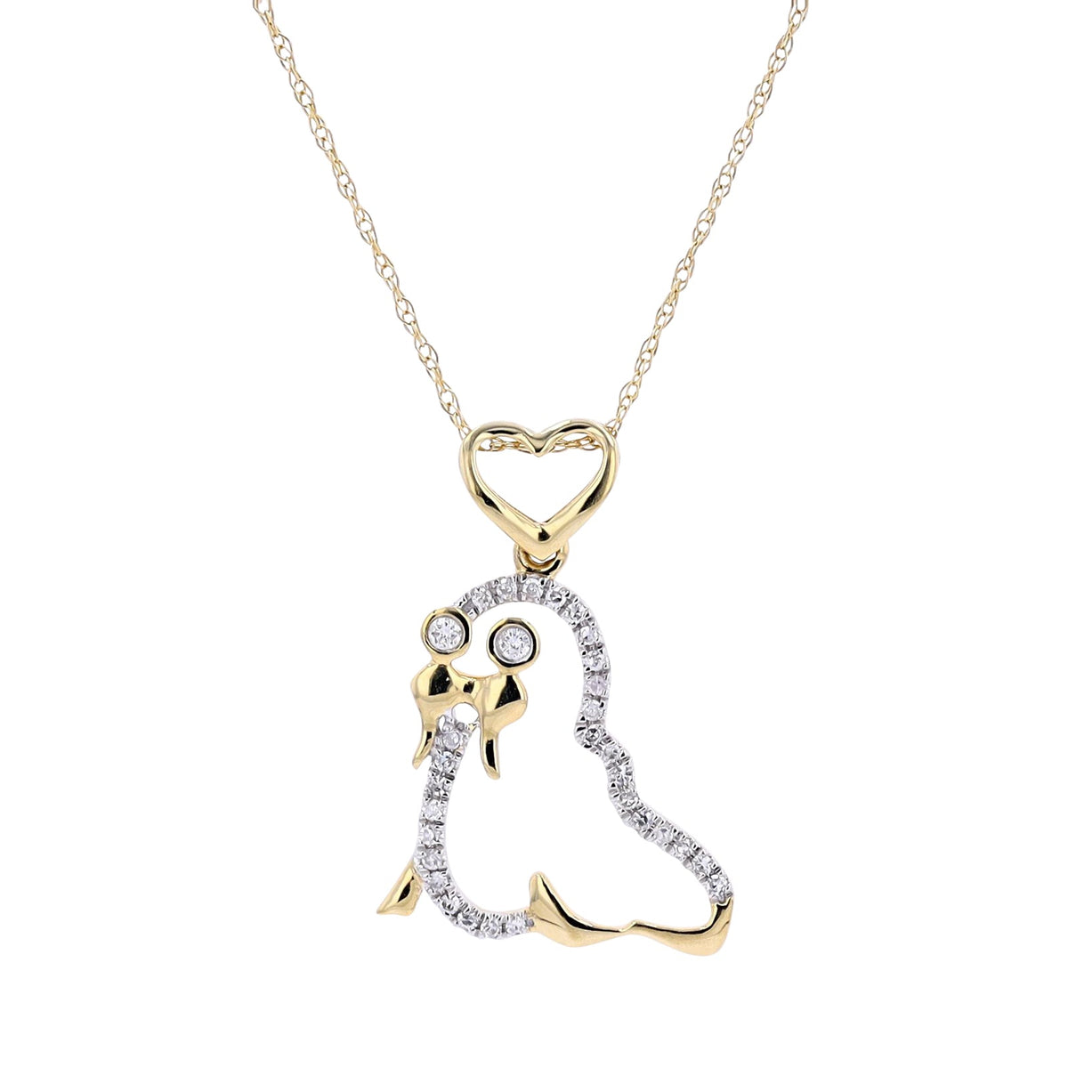 14K Diamond Walrus Pendant<p><strong>More Colors Available</p></strong>