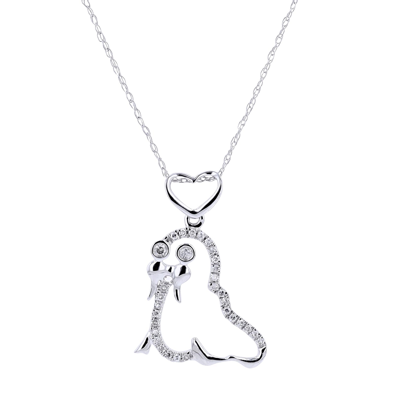14K Diamond Walrus Pendant<p><strong>More Colors Available</p></strong>