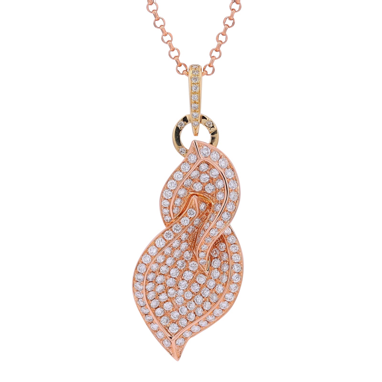 18K TT 2.37 CTW Diamond Pendant<p><strong>$1,699</p></strong>